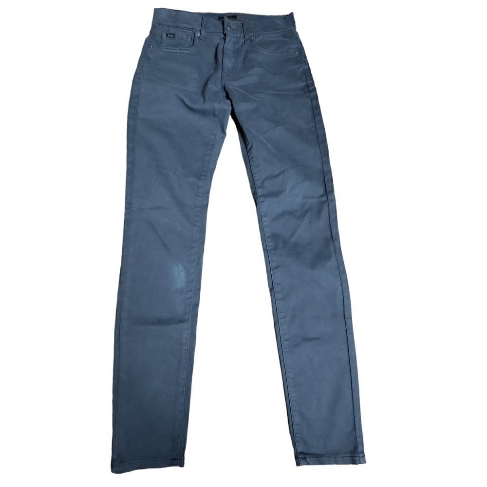 Polo Ralph Lauren Womens Blue 5-Pocket Chino Pants Size 26 160/66A Inseam 29